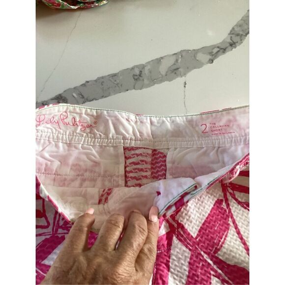 Lilly Pulitzer Womens The Callahan Short Sz 2 Pockets - Picture 4 of 9